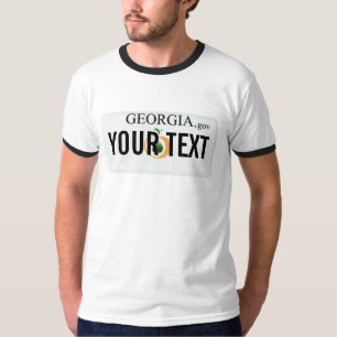 ジョージアのナンバープレート Tシャツ