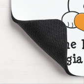 ジョージアのバニーは私をマウスパッド愛します マウスパッド (コーナー)