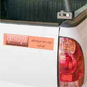 ジョージアのバンパーステッカー バンパーステッカー (トラック上)