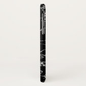 ジョージアのブルドッグのロゴ|の黒い大理石 Case-Mate iPhoneケース (裏面/左)