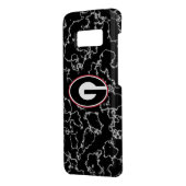 ジョージアのブルドッグのロゴ|の黒い大理石 Case-Mate SAMSUNG GALAXYケース (裏面/左)