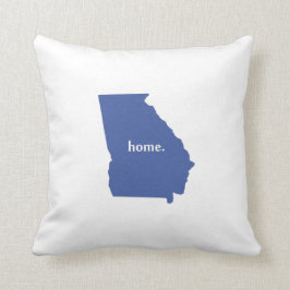 ジョージアのホームシルエット州マップ クッション