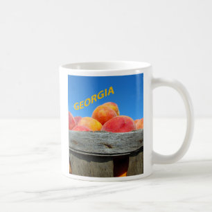 ジョージアのモモのマグ コーヒーマグカップ