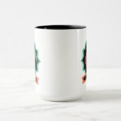 ジョージアのモモのロゴ マグカップ (中央)