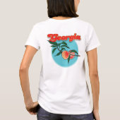 ジョージアのモモのワイシャツF/B Tシャツ (裏面)