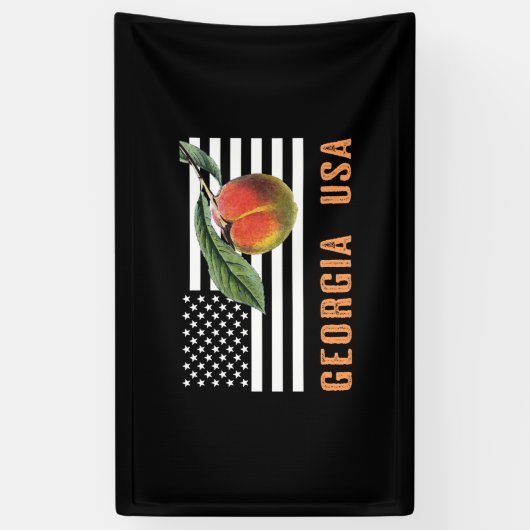 ジョージアのモモ 横断幕 (縦)