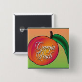 ジョージアのモモ 缶バッジ (正面&裏面)