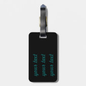 ジョージアのラゲッジタグ ラゲッジタグ (裏面縦)