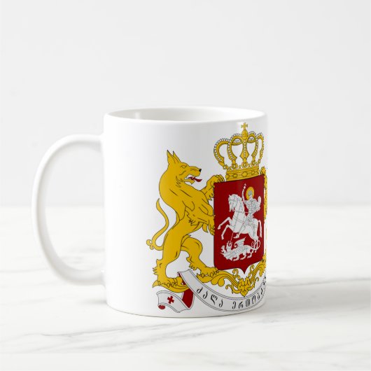 ジョージアの代替コート コーヒーマグカップ (左)