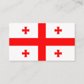 ジョージアの国旗, ジョージア国旗 名刺 (正面)