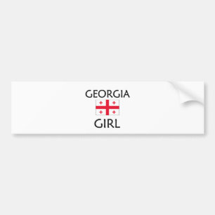 ジョージアの女の子 バンパーステッカー