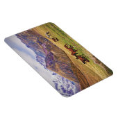 ジョージアの山の馬の風景 マグネット (右側)