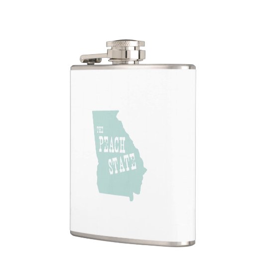 ジョージアの州のモットーのスローガン フラスク (左)