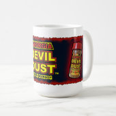 ジョージアの悪魔の塵の乾燥 コーヒーマグカップ (正面右)