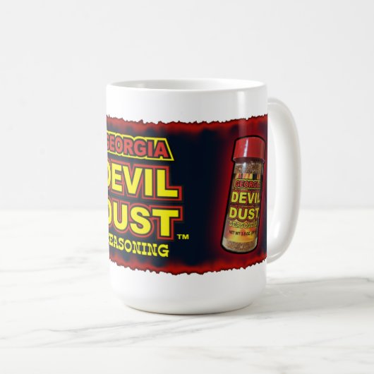ジョージアの悪魔の塵の乾燥 コーヒーマグカップ (正面右)