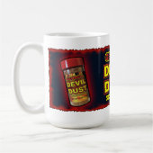 ジョージアの悪魔の塵の乾燥 コーヒーマグカップ (左)