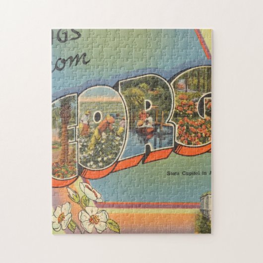 ジョージアの挨拶 ジグソーパズル (縦)