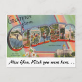 ジョージアの挨拶 ポストカード (正面)