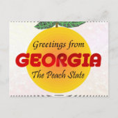 ジョージアの挨拶 ポストカード (正面)
