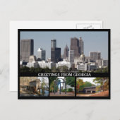 ジョージアの挨拶 ポストカード (正面/裏面)