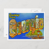 ジョージアの挨拶 ポストカード (正面/裏面)