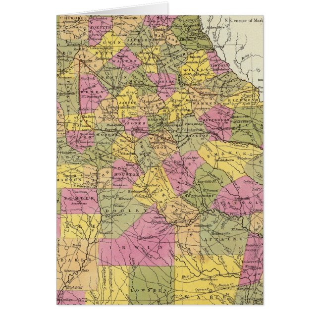 ジョージアの新しい地図 (正面)