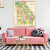 ジョージアの新しい地図2 キャンバスプリント (インサイチュ (リビング))