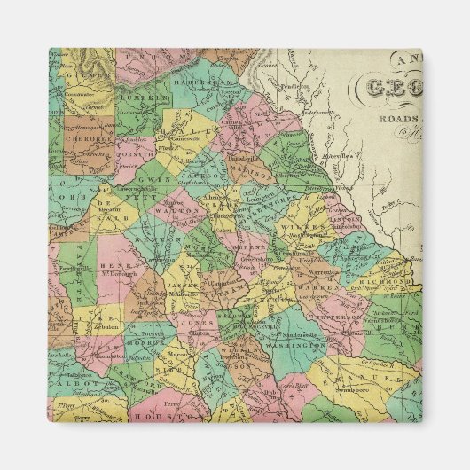 ジョージアの新しい地図2 マグネット (正面)