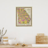 ジョージアの新しい地図 ポスター (キッチン)