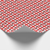 ジョージアの旗の蜜蜂の巣の包装紙 ラッピングペーパー (角)