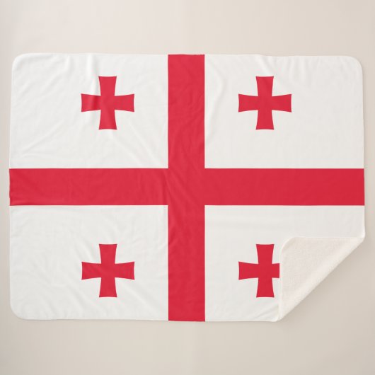ジョージアの旗 シェルパブランケット (正面(横))