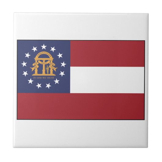 ジョージアの旗 タイル (正面)