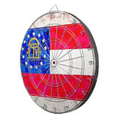 ジョージアの旗 ダーツボード (正面右)
