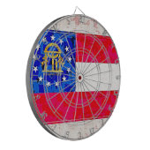 ジョージアの旗 ダーツボード (正面左)