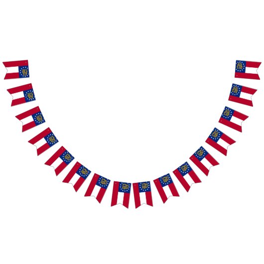 ジョージアの旗 バンティングフラッグ (全)