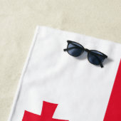 ジョージアの旗 ビーチタオル (インサイチュ)