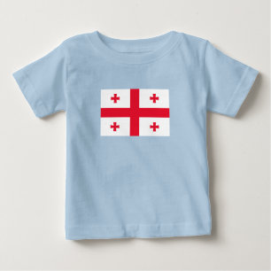 ジョージアの旗 ベビーTシャツ
