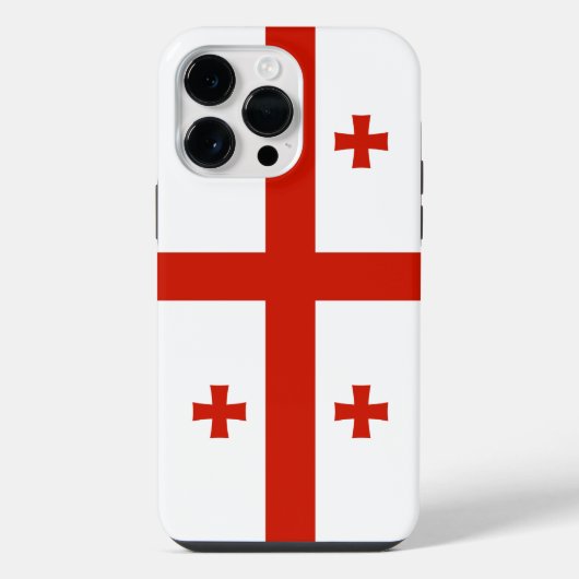 ジョージアの旗 iPhoneケース (裏面)