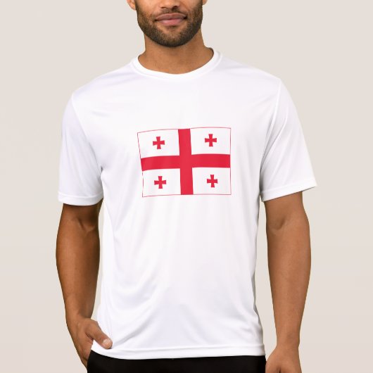 ジョージアの旗 Tシャツ (正面)