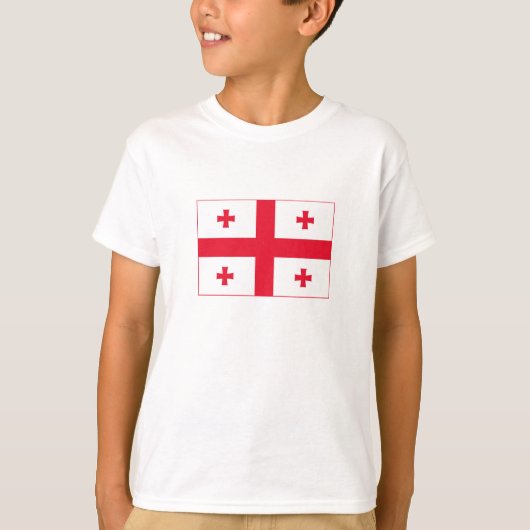 ジョージアの旗 Tシャツ (正面)