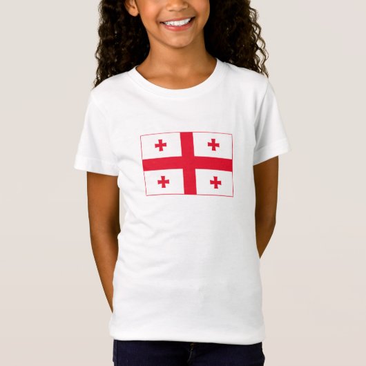 ジョージアの旗 Tシャツ (正面)