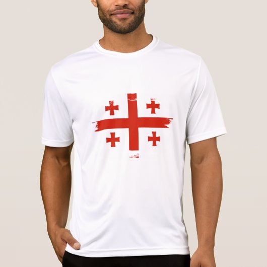ジョージアの旗 Tシャツ (正面)