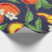 ジョージアの桃葉と ラッピングペーパー (角)