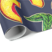 ジョージアの桃葉と ラッピングペーパー (ロールコーナー)