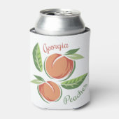 ジョージアの桃 缶クーラー (缶正面)