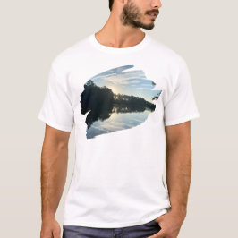 ジョージアの湖の日の出 Tシャツ