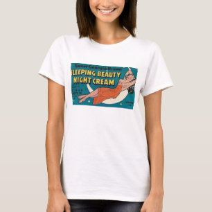 ジョージアの甘い茶色の眠れる森の美女のクリーム色のワイシャツ Tシャツ