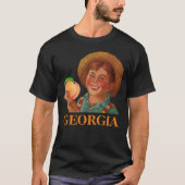 ジョージアの農家 (クラシック レトロ) Tシャツ (正面)