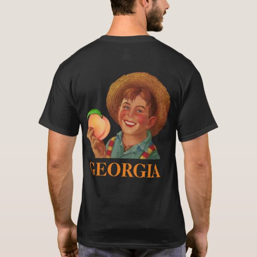 ジョージアの農家 (クラシック レトロ) Tシャツ (裏面)