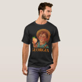 ジョージアの農家 (クラシック レトロ) Tシャツ (正面フル)